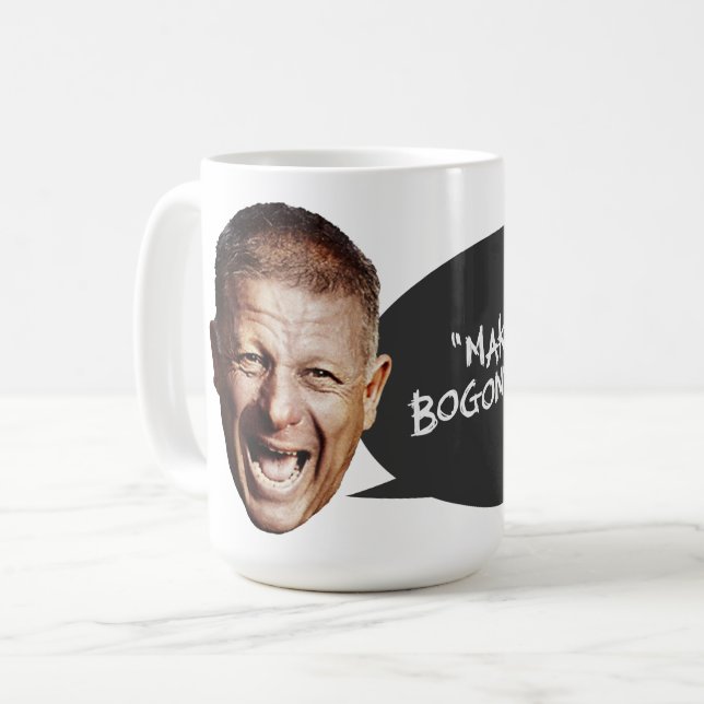 Shelby Blase tweetet - macht mein Bogonias Kaffeetasse (Vorderseite Links)