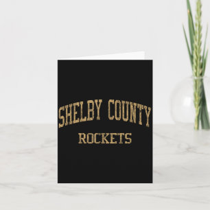 Shelby County High School Hs Shelbyville Ky Vintag Karte