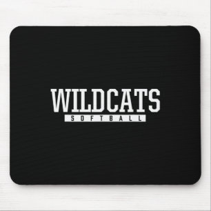 Shelby County Wildcats Softball HS Mousepad