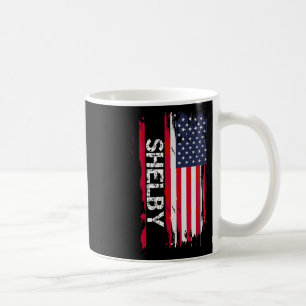 Shelby Flagge Amerika Kaffeetasse