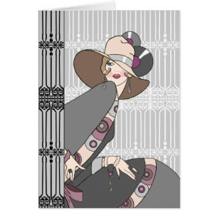 Shelby, Madame des années 1920 dans le gris et