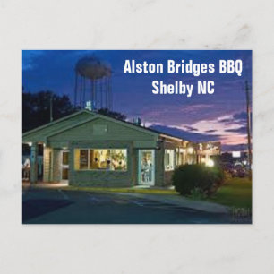 Shelby NC Carolina Carte postale Alston Bridges