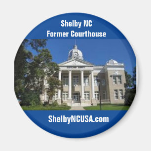 Shelby NC Ehemaliger Cleveland Landkreis Courthous Magnet