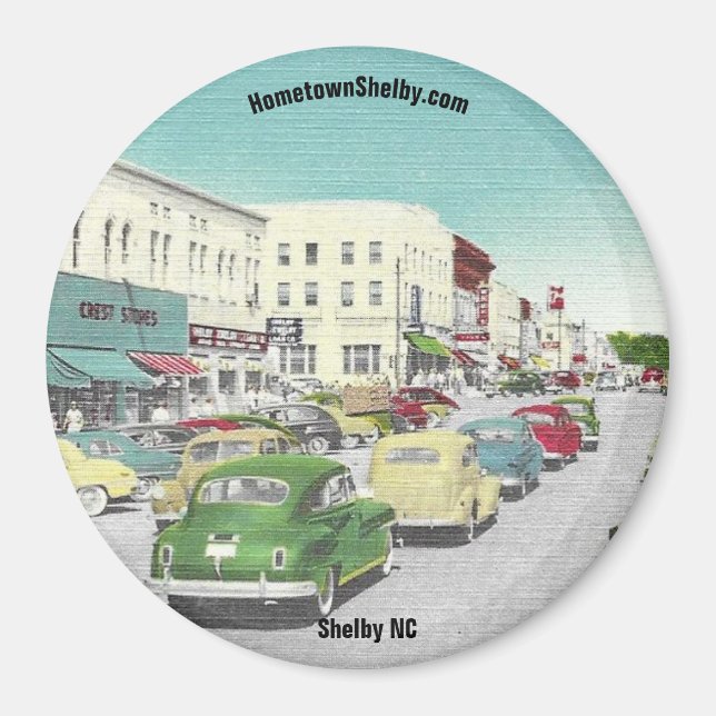 Shelby NC Magnet (Vorne)