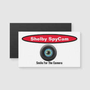 Shelby NC SpyCam Kühlschrankmagnet Magnetkarte