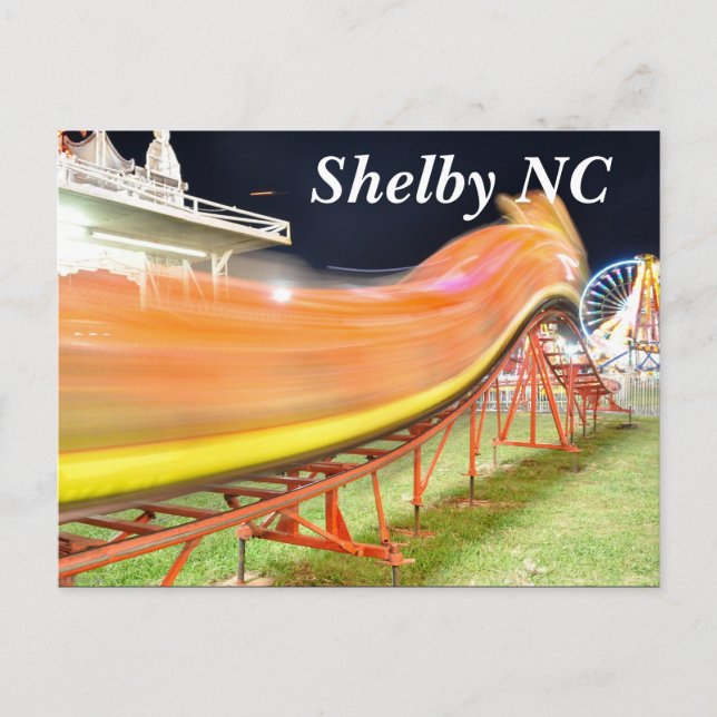 shelby nc Zuhause von cleveland Landkreis fair Postkarte (Vorderseite)