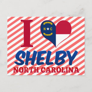 Shelby, North Carolina Postkarte