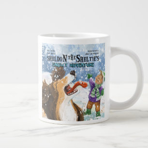 Sheldon der Sheltie Jumbo-Tasse
