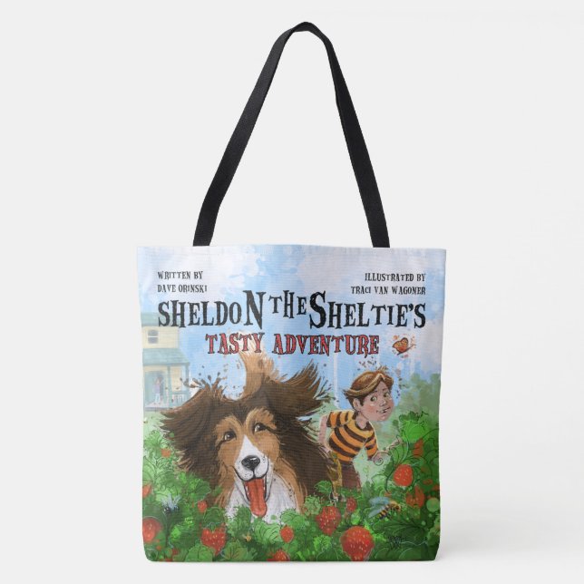 Sheldon der Sheltie Tasche (Vorderseite)