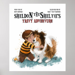 Sheldon die Sheltie Poster