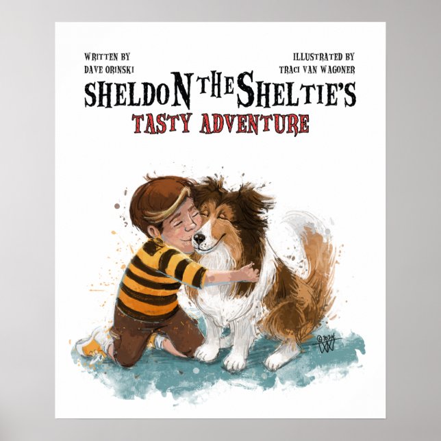 Sheldon die Sheltie Poster (Vorne)