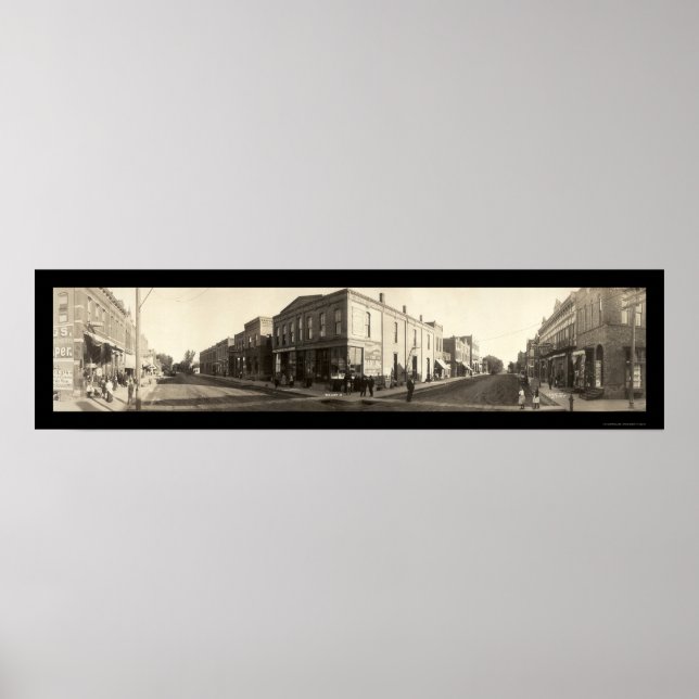 Sheldon, IA-Foto 1907 Poster (Vorne)