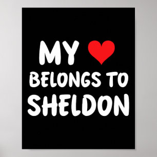 Sheldon - Mein Herz gehört Sheldon - Liebe Poster