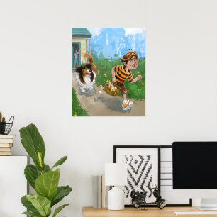 Sheldon und Davie Adventure Poster