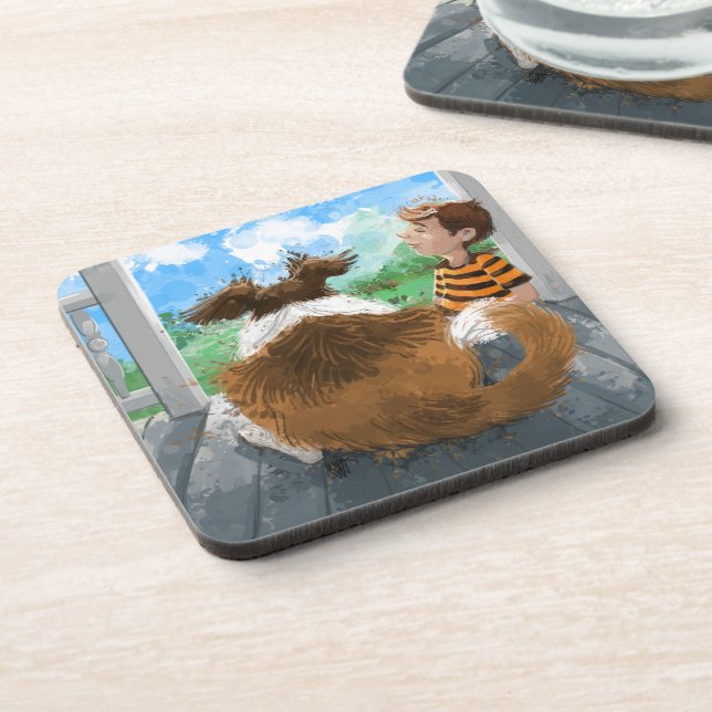 Sheldon und Davie Relaxing Getränkeuntersetzer (Linke Seite)