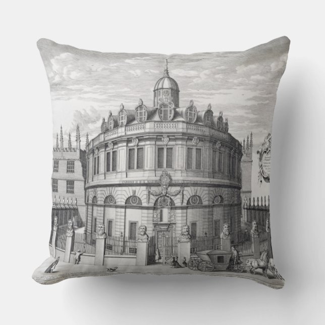 Sheldonian Theater, Oxford, von 'Oxonia Illustrat Kissen (Vorderseite)