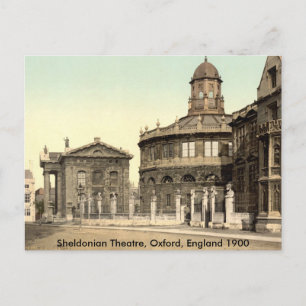 Sheldonian Theater Post Card, Oxford, England Postkarte