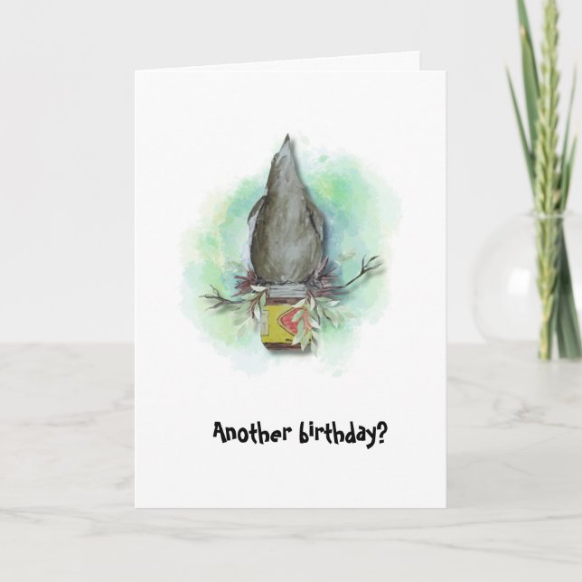 She'll be right birthday card dankeskarte (Vorderseite)