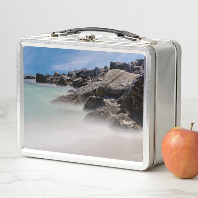 Shell Island Felsen und Wellen Lunchbox (Beispiel)