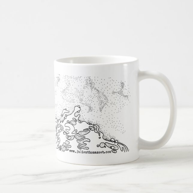 Shell man Beachthe Kaffeetasse (Rechts)