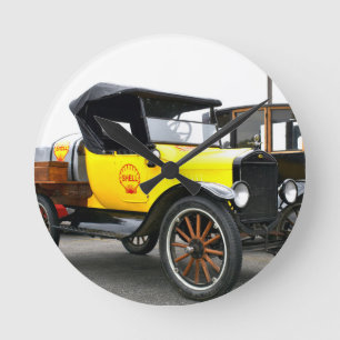 Shell Model T Wall Clock Runde Wanduhr