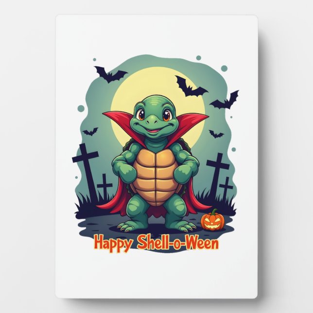 Shell-o-Ween Turtle Fotoplatte (Vorderseite)