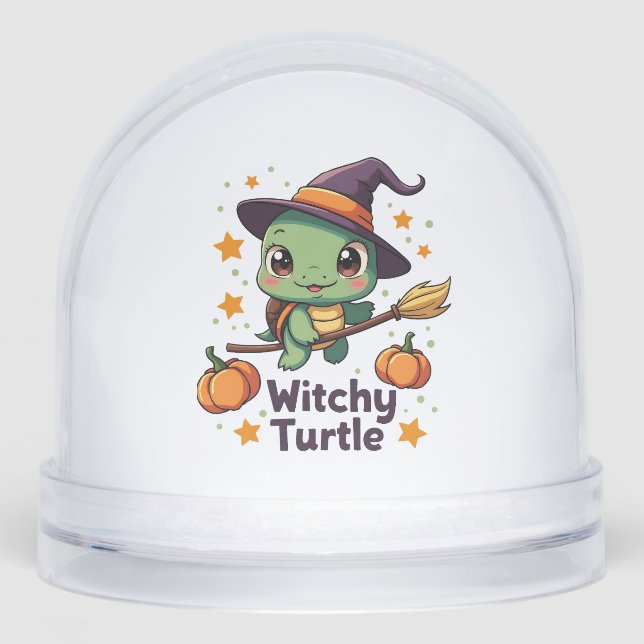 Shell Witch Turtle Schneekugeln (Vorderseite)