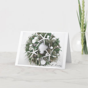Shell Wreath Feiertagskarte