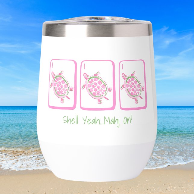 Shell Yeah... Mahj On! Rosa Meeresschildkröte Mahj (Von Creator hochgeladen)