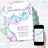 Shellabrate Mermaid Schwanzes Wild als Sea Birthda