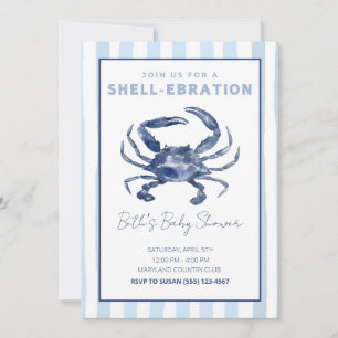 Shellabration Baby Dusche Einladung