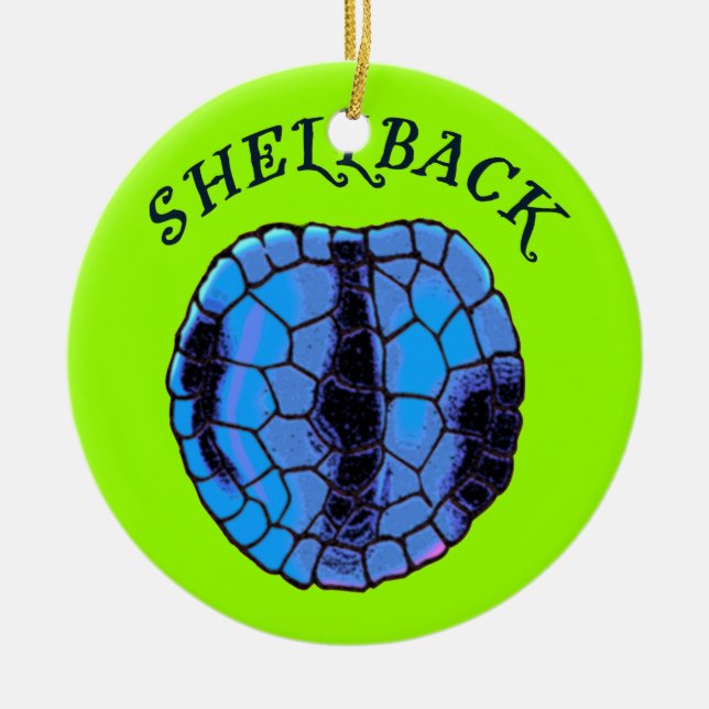 Shellback Verzierung Keramikornament (Vorne)