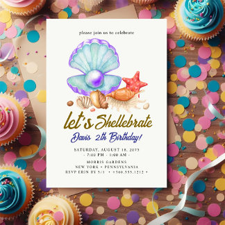 Shellebrate Geburtstag Einladung
