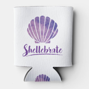 Shellebrate Seashell Pun Beach Party Dosenkühler