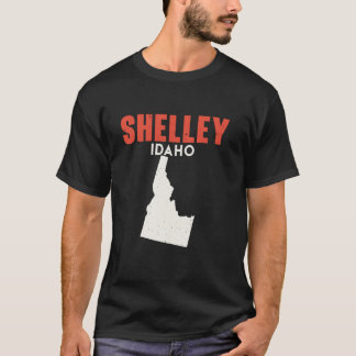 Shelley Idaho USA Staat Amerika Reisen Idahoan T-Shirt