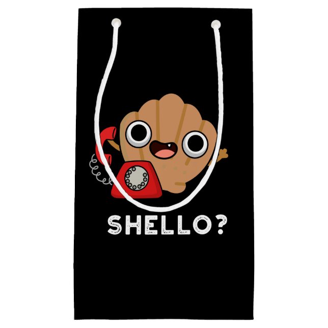 Shello Funny Sea Muschel Pub Dark BG Kleine Geschenktüte (Vorderseite)