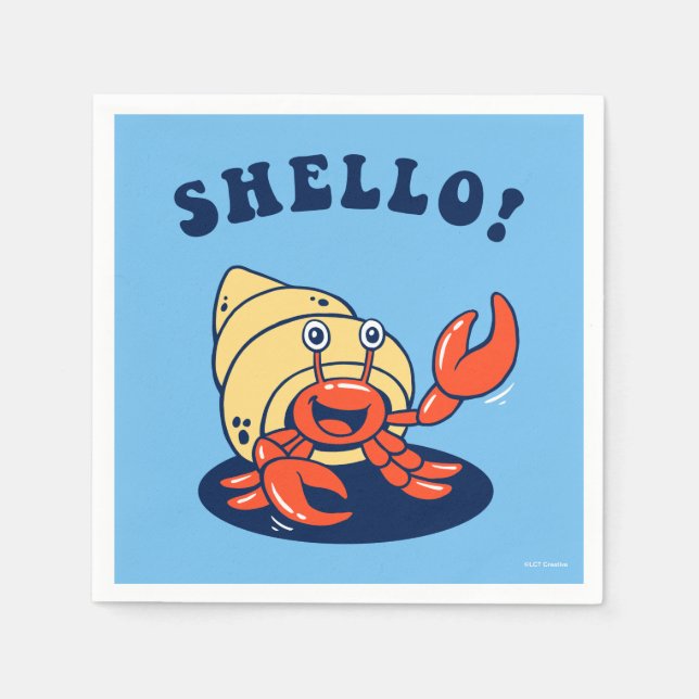 Shello Serviette (Vorderseite)