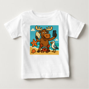 Shellphone Selfies – Beach Fun T-Shirt für Kinder