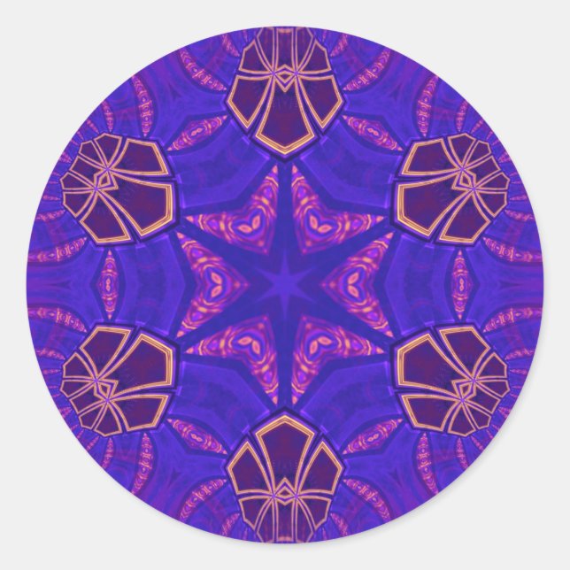 ShellSTAR-Aufkleber Runder Aufkleber (Vorderseite)