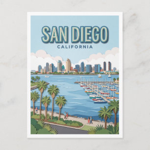 Shelter Island San Diego Kalifornien Postkarte