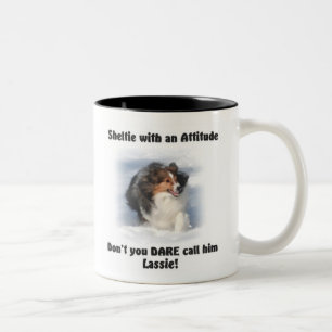 Sheltie Attitude Tasse