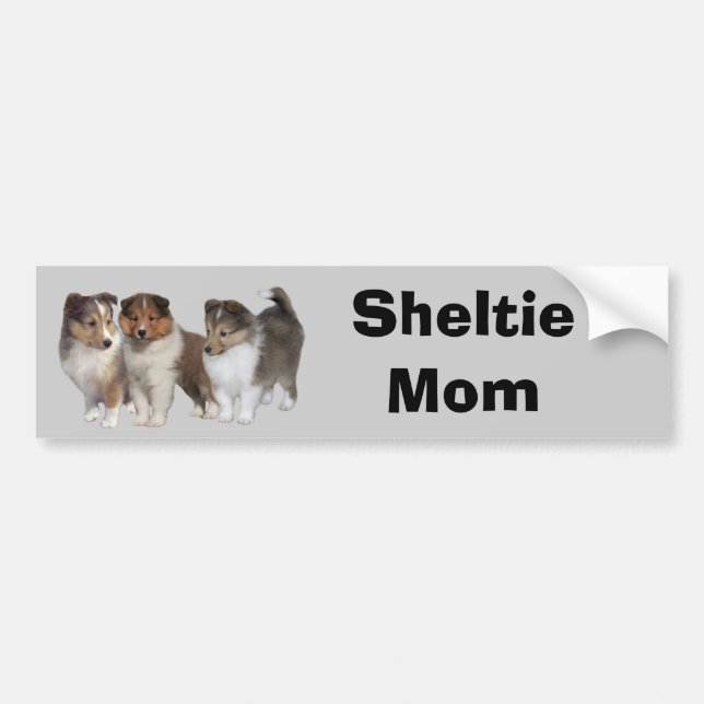 Sheltie Autoaufkleber (Vorne)