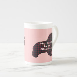Sheltie BESTE FREUNDIN Geschenke Prozellantasse