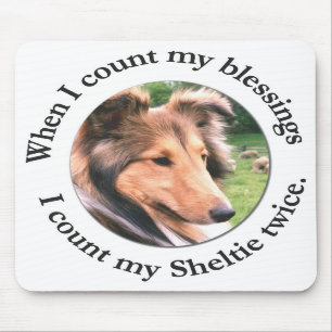 Sheltie, das #4 Mousepad segnet