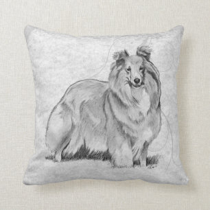 Sheltie - die Shetlandinseln-Schäferhund Kissen