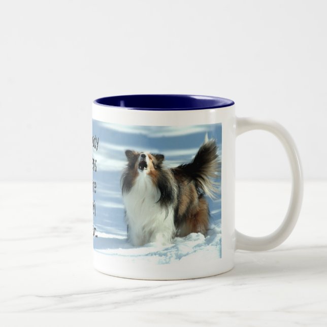 Sheltie Fart Mug (Droit)