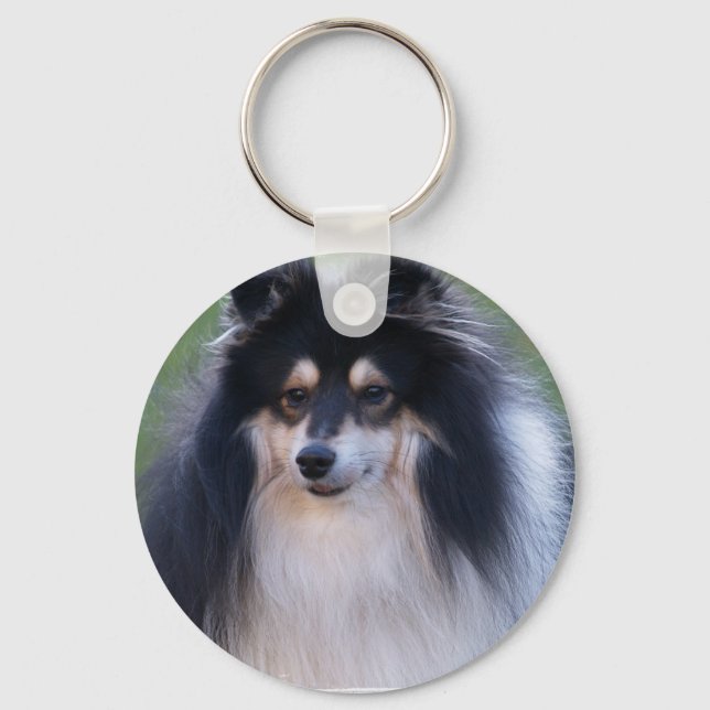 Sheltie Foto Schlüsselanhänger (Vorderseite)