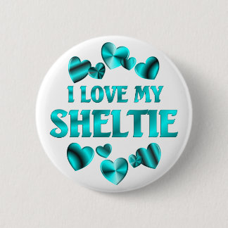 SHELTIE Liebe Button