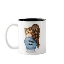 Sheltie Mama Dk Brown mit Sable Shetland Sheepdog