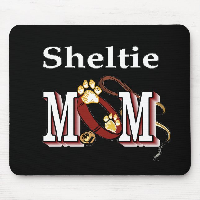 Sheltie MAMA Geschenke Mousepad (Vorne)